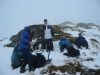 A break to remove crampons