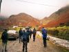 Walking in towards the copper mines