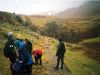 Back out of the cloud now on the otherside of Wetherlam