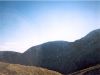 The ridge on the other side of coledale with the sun dropping behind and causing a bit of glare