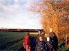 Nearly back in Durham, approaching the railway line