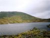 Grisedale Tarn, the wind was just picking up a bit of spray from the surface