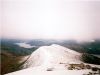 Looking back down the ridge