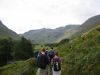 Walking up Grisedale