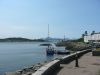 The view of Skye and the bridge from where I sat and ate some fish & chips near to the old ferry ramp