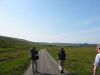 The first day's walk starts in glorious sunshine