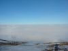 Looking out over a sea of cloud