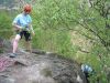 Katherine and Julia at the top of South-West Buttress